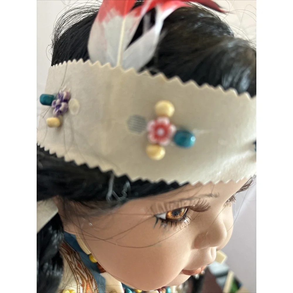 Kinney Doll Native American Taigi 845/2,500 Dreamcatcher, Blanket  25